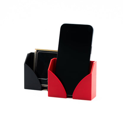SimSportGadget Phone Mount with Charging Hole – mounted to aluminum profile rig