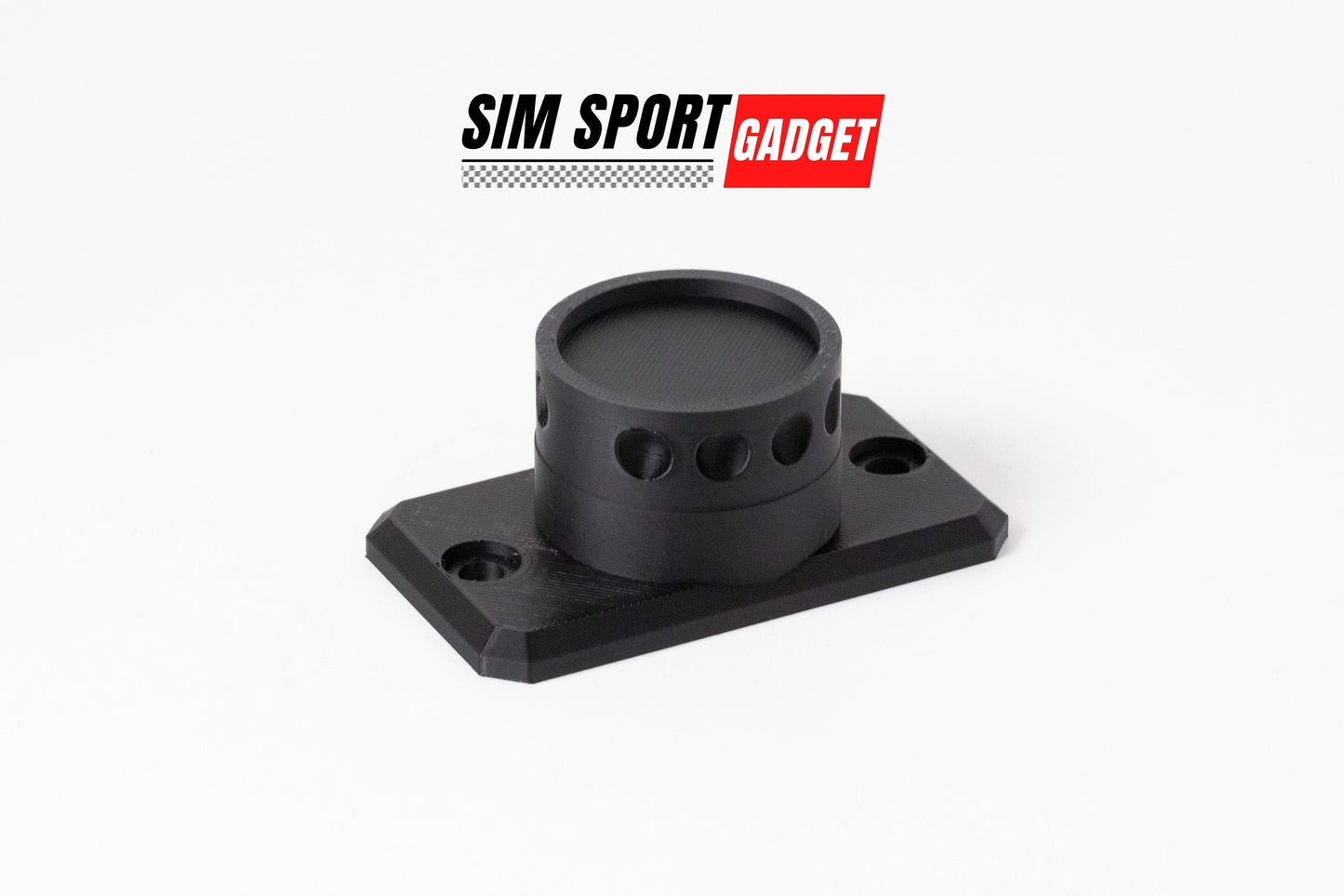 Black plastic component on a white background with 'SIM Sport Gadget' branding.