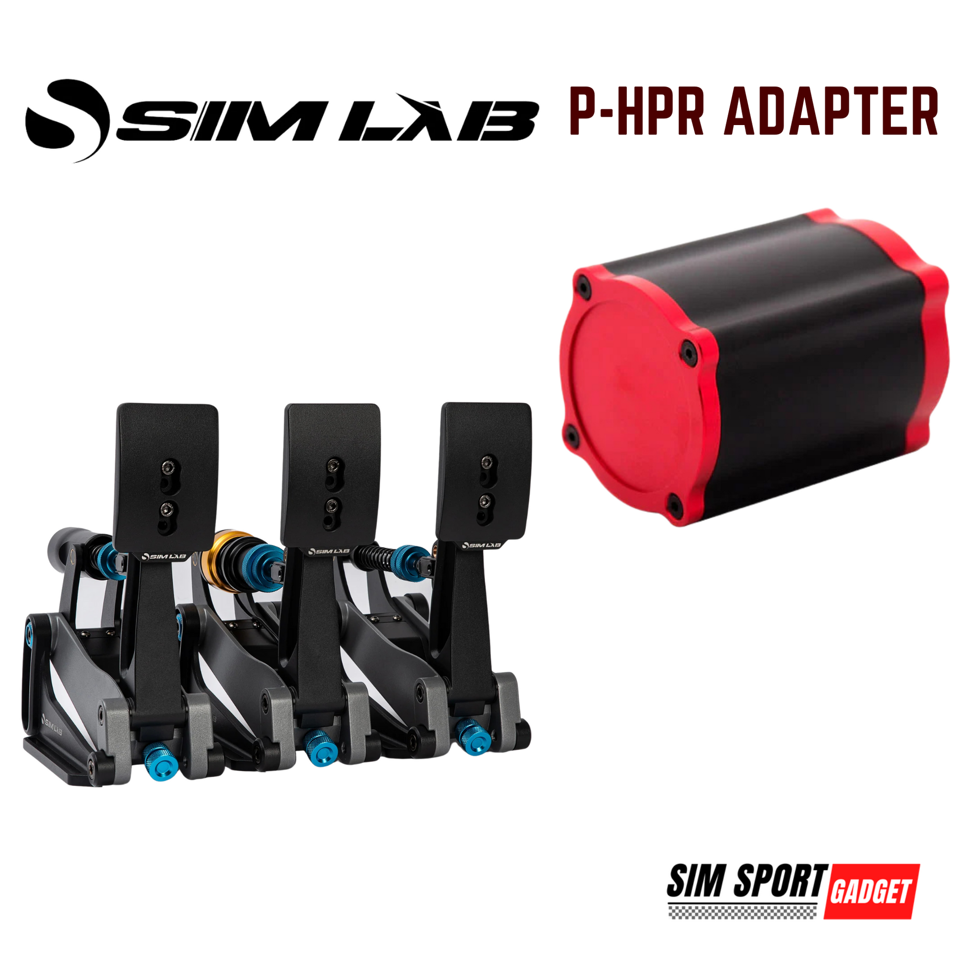 SimSportGadget Simlab XP1 Pedals Simagic P-HPR Mount Full Set
