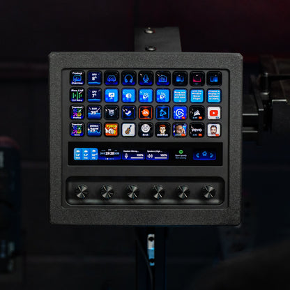 SimSportGadget Stream Deck Plus XL Enclosure – adjustable ball joint positioning