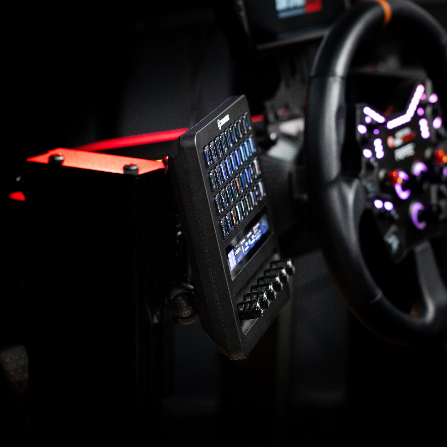 SimSportGadget Stream Deck Plus XL Premium Swivel Mount – adjustable ball joint positioning