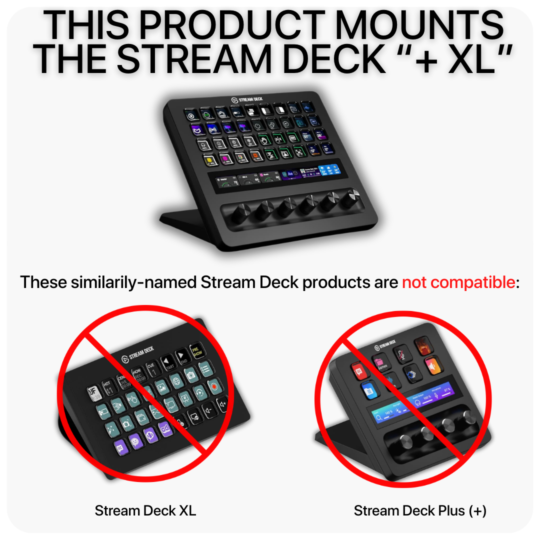 SimSportGadget Stream Deck Plus XL Premium Swivel Mount – mounted to aluminum profile rig
