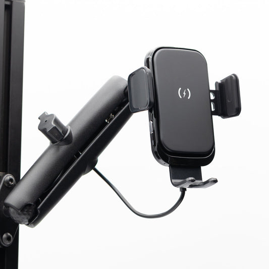 SSG Racing UCS Universal Wireless Charging Station with 15W charging and motorized gripping arms