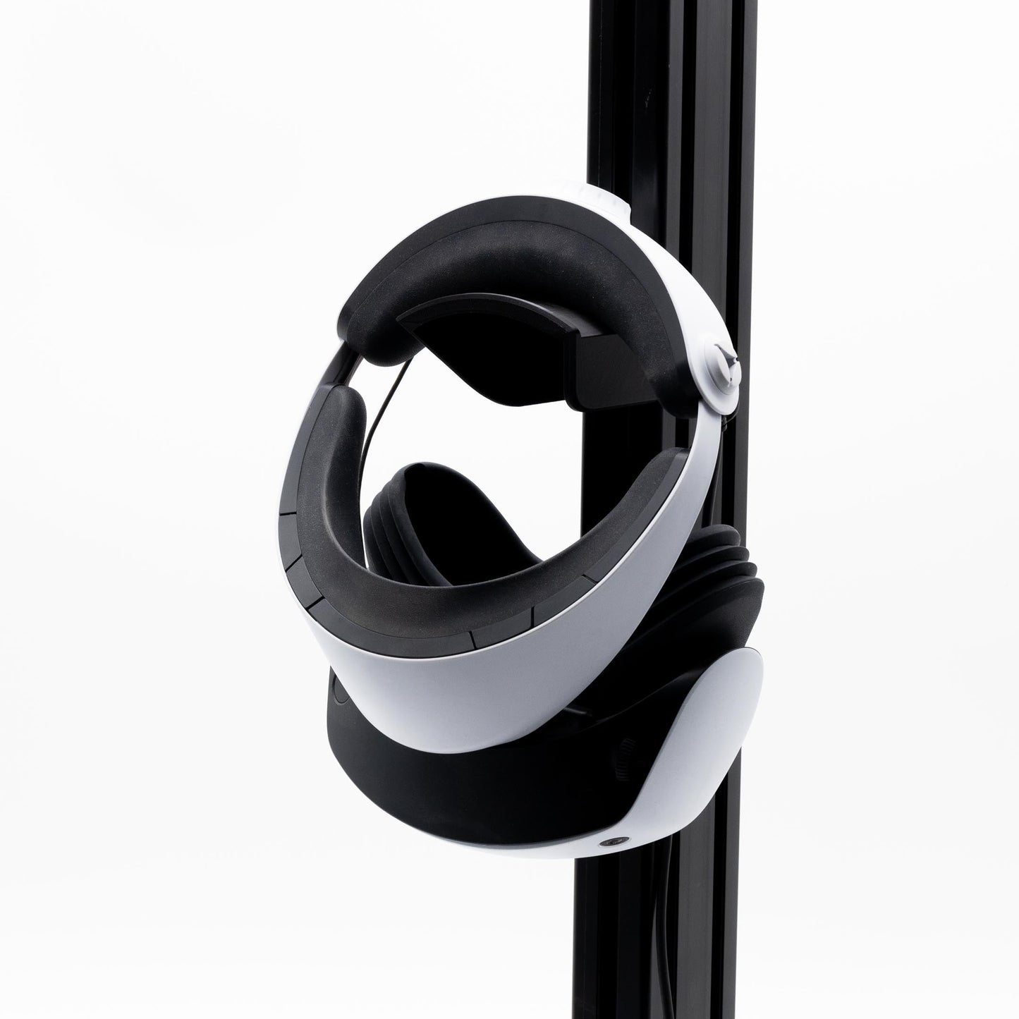 SimSportGadget VR Headset Mount – front mounting view for simulator rig
