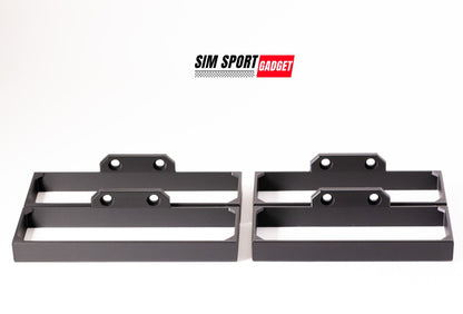 Two black metal brackets on a white background with 'SIM Sport Gadget' logo.