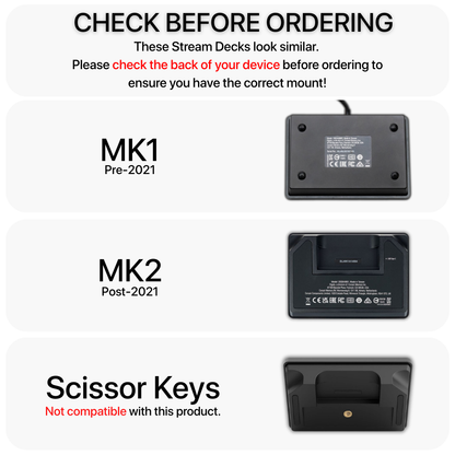 Stream Deck Combo Console Mount – mounted to aluminum profile sim rig