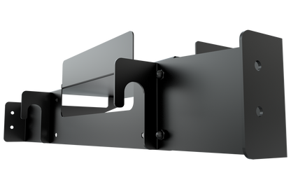 Metal bracket on a white background