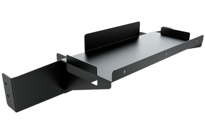 Metal bracket or shelf on a white background