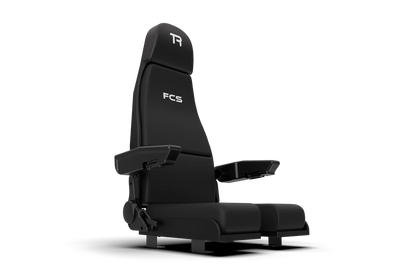 Trak Racer FCS Flight Simulator Seat front view for aviation cockpit setups
