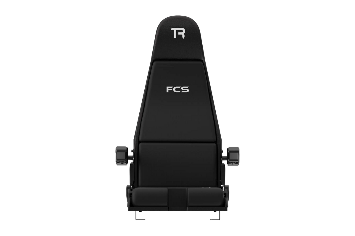 Trak Racer FCS Flight Simulator Seat dual-sided recline mechanism