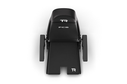 Trak Racer FCS Flight Simulator Seat side view with reclining backrest