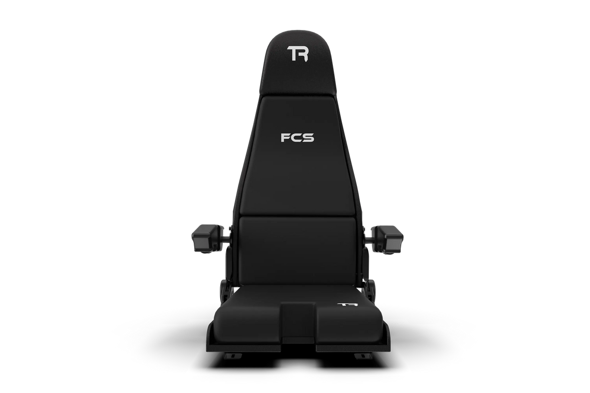 Trak Racer FCS Flight Simulator Seat PU leather and suede upholstery