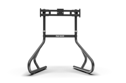 Black vehicle roof rack on a white background