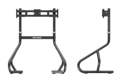 Two black bike racks with 'Thor Racer' branding on a white background