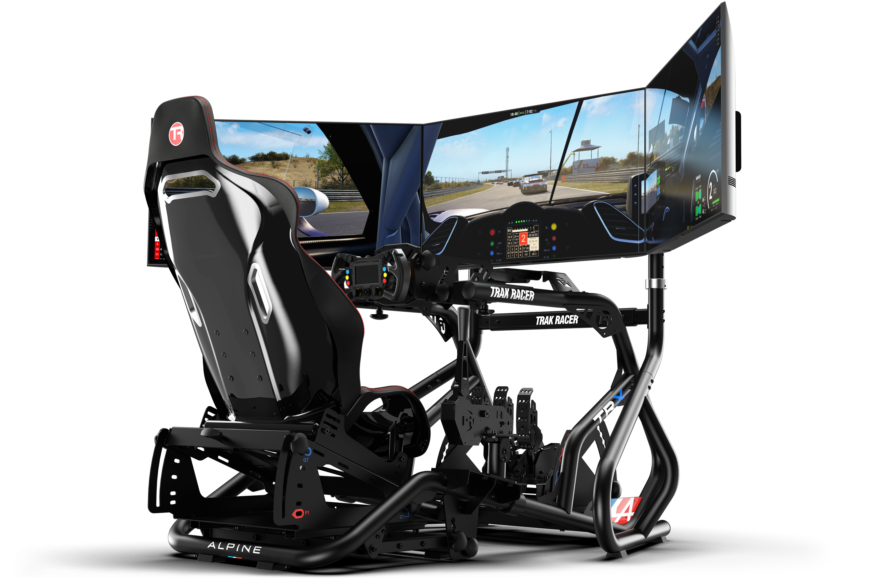 Triple Monitor Stands for Sim Racing - Sim Motion