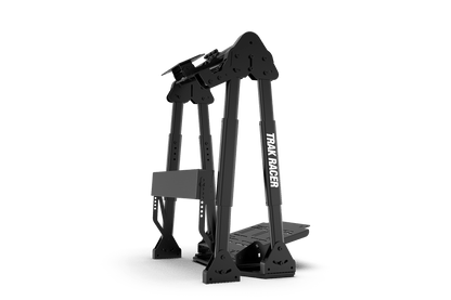 Black mechanical arm model on a transparent background