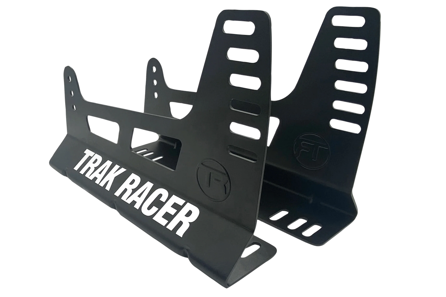 Trak Racer GT Pro fiberglass seat installed on a sim racing cockpit