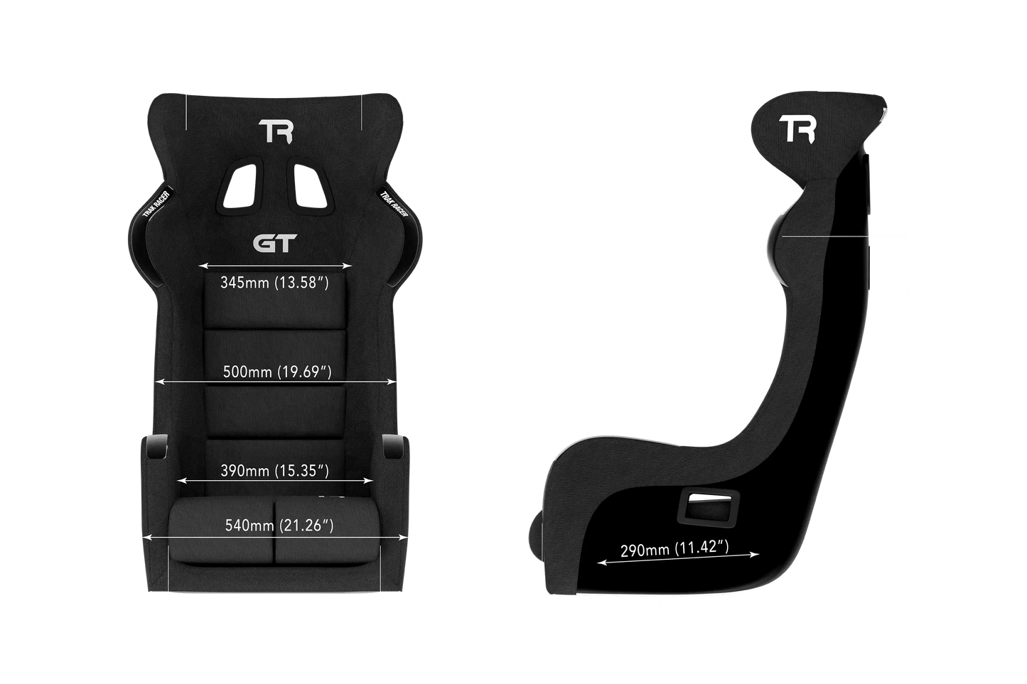 Trak Racer GT Pro side-mount racing seat design
