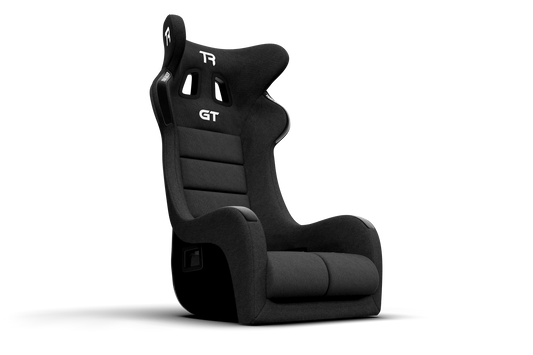 Trak Racer GT Pro fiberglass sim racing seat in black