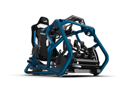 Trak Racer HSX fixed-back seat for a direct drive sim racing cockpit