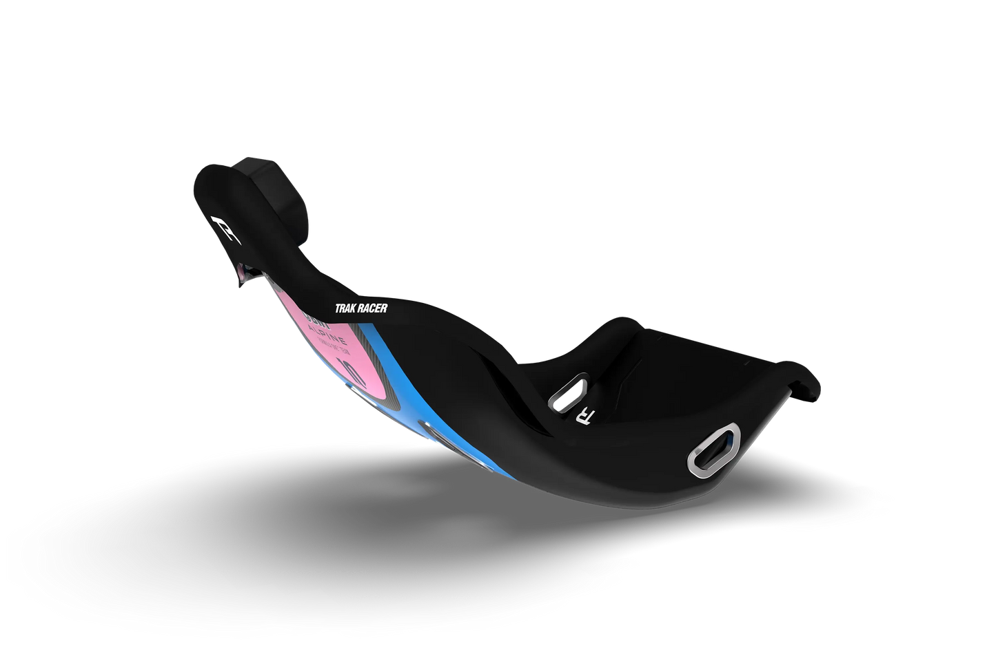 Trak Racer HSX sim racing seat configured for a Formula-style driving position