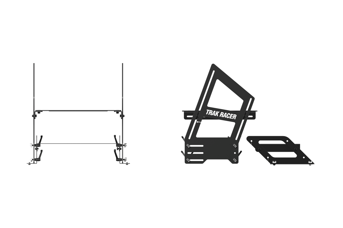 Trak Racer product with dimensions labeled on a green background
