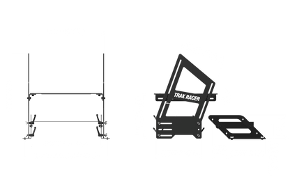 Trak Racer product with dimensions labeled on a green background