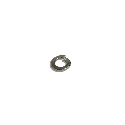 Metal washer on a white background