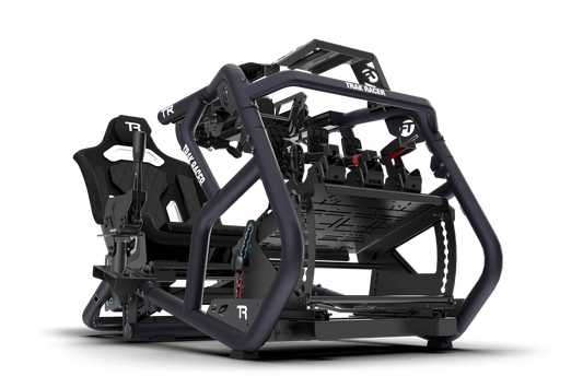 Black and gray roll cage with 'Track Machine' branding on a white background