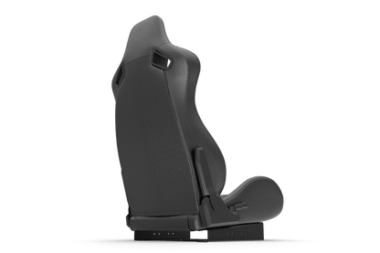 Black car seat on a transparent background