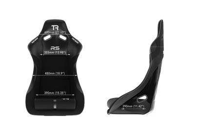 Trak Racer RS Rally Pro side-mount compatible fiberglass racing seat