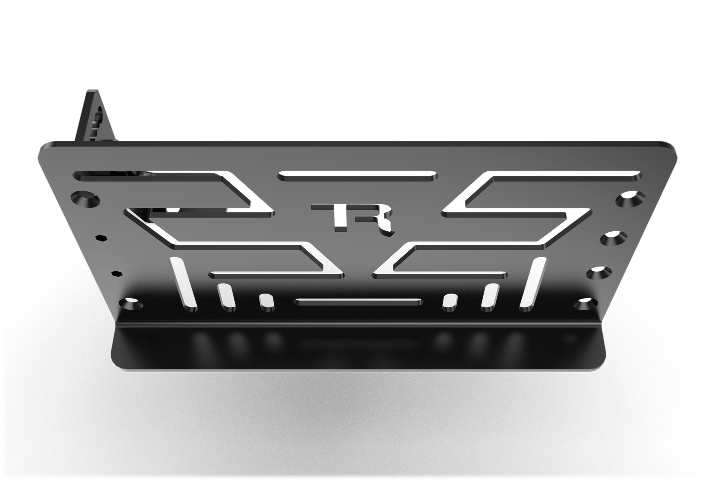 Metallic plate with 'ORC' branding on a green background