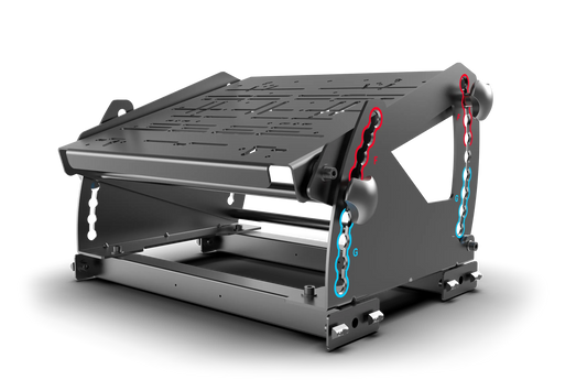 Sim Racing Pedal Mounts, Baseplates & Mounting Systems - Sim Motion