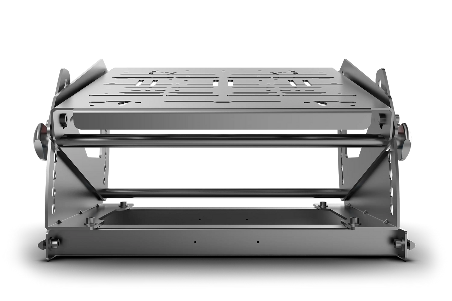 Metal grill on a white background