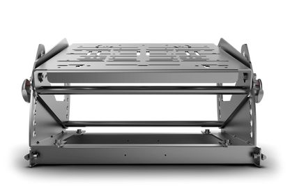 Metal grill on a white background