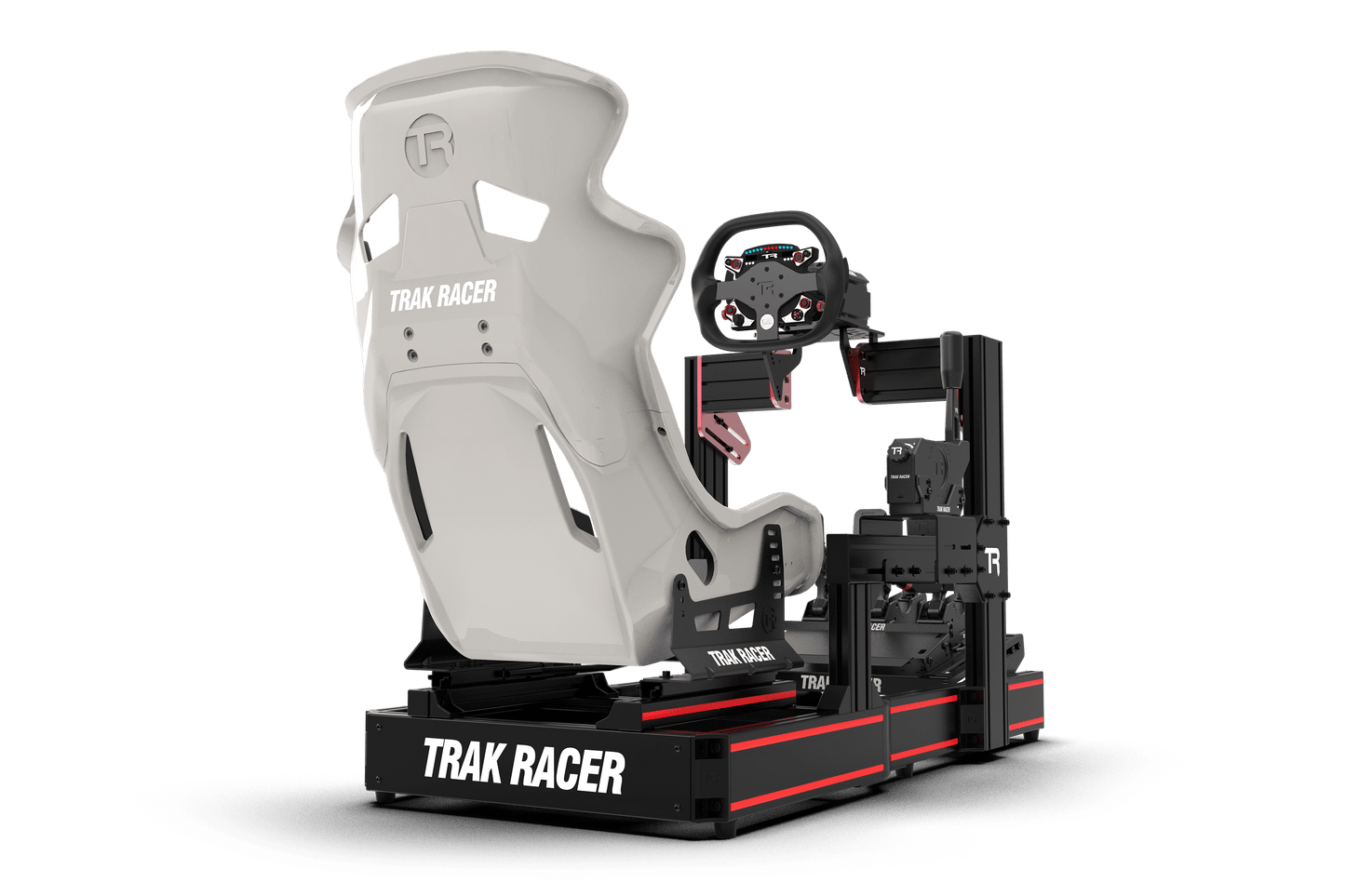 Trak Racer gaming simulator chair on a transparent background