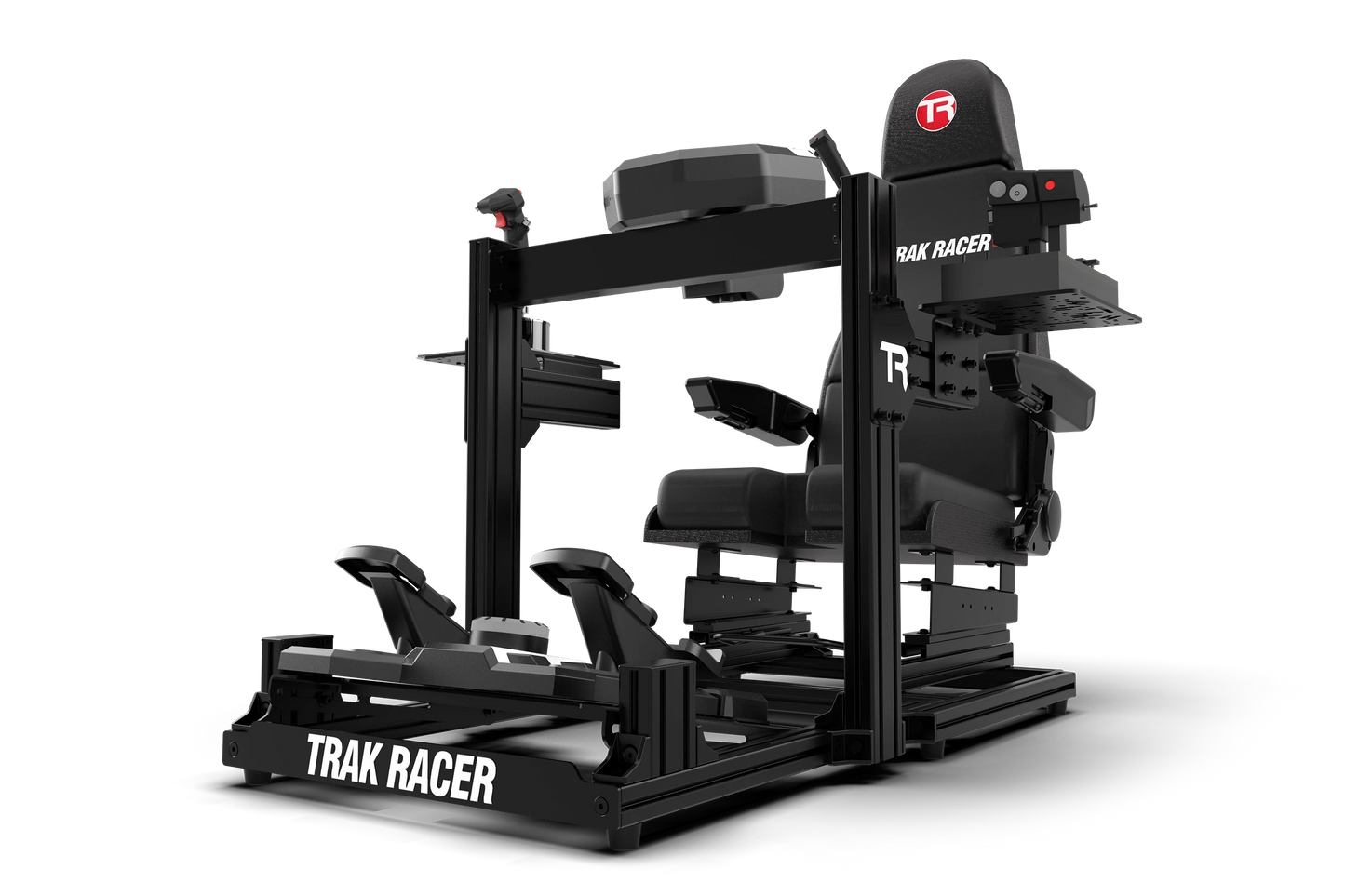 Black Trak Racer gaming chair on a white background