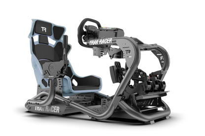 Trak Racer TRS GT Pro bucket seat installed in a GT sim racing cockpit
