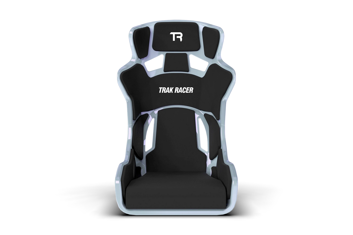 Trak Racer TRS GT Pro seat with Pearlescent Blue color-shift finish