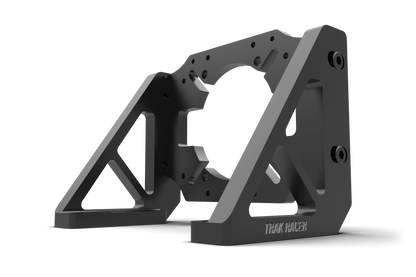 Black metal bracket with 'THUNDER RACER' branding on a white background