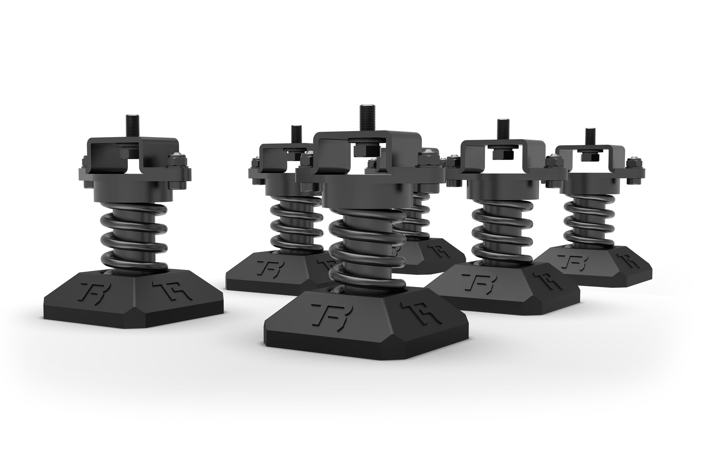 Trak Racer Universal Vibration Isolation Kit – Set of 6 Heavy-Duty Rub ...