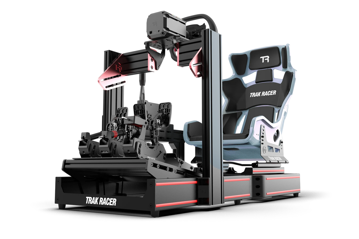 Trak Racer gaming simulator on a white background