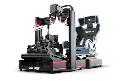 Trak Racer gaming simulator on a white background