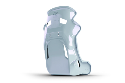 Light blue bicycle water bottle holder on a white background