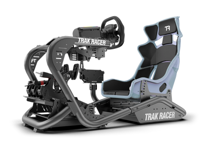 Trak Racer gaming simulator chair on a white background