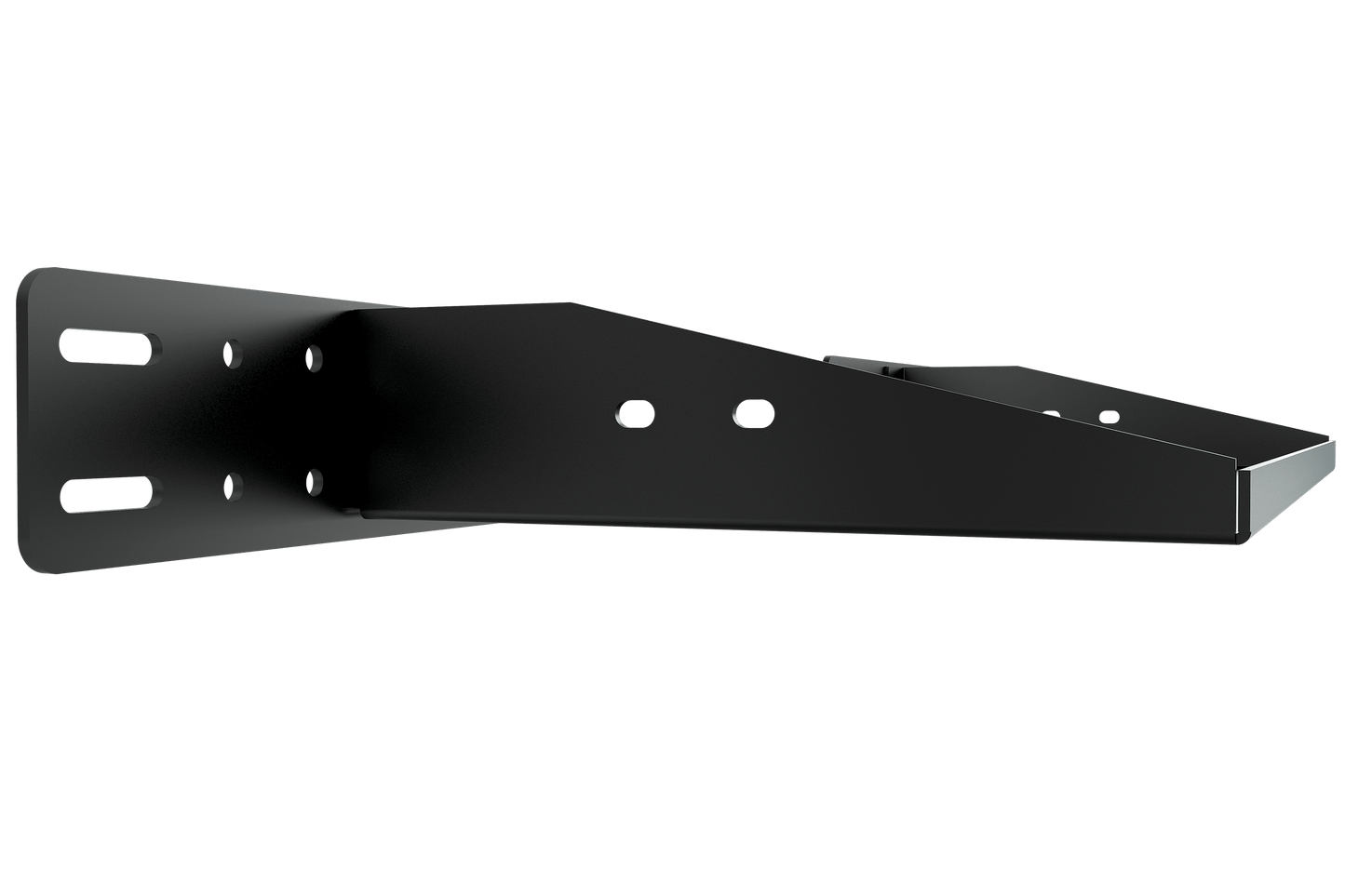 Trak Racer Universal PC Shelf mounted to an aluminum profile cockpit