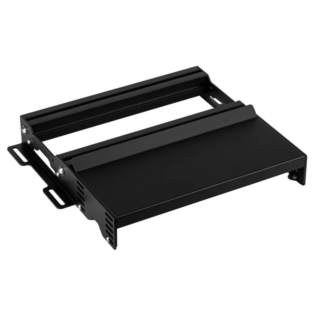 VNM Simulation Pedal Baseplate aluminum pedal mount platform front view