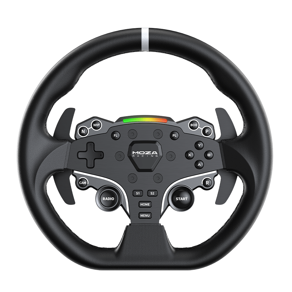 MOZA ES Steering Wheel – programmable buttons and shift lights