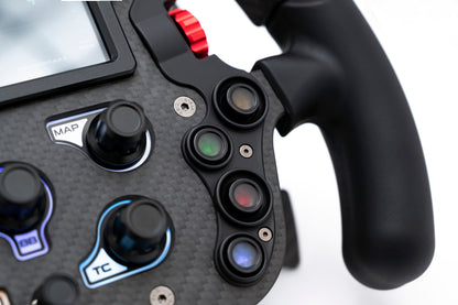 Simagic FX Formula Xtreme Pro Wheel – ergonomic silicone grips for long sessions