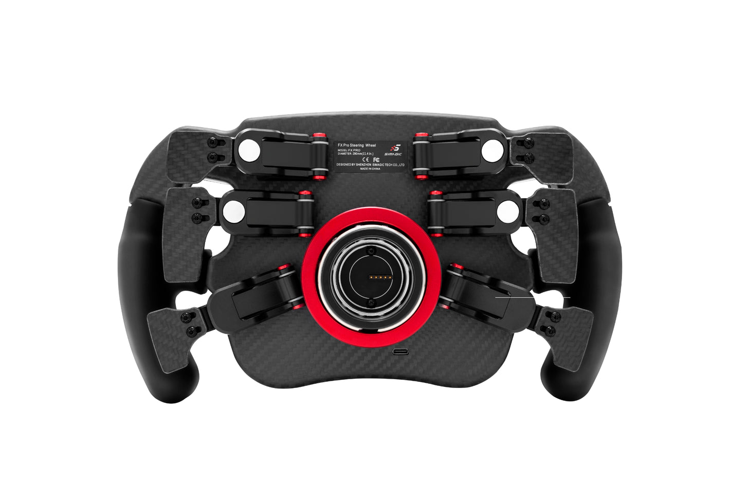 Simagic FX Formula Xtreme Pro Wheel – magnetic paddle shifters with HALL sensors